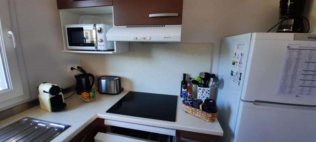 Chez Ced Et Laeti, Appartement Prive Avec Jardin Et Terrasse Dans Residence L'Estuaire Muni D'Une Piscine Couverte Et Aire De Jeu, Linge De Lit Et De Salle D'Eau Ainsi Que Tele, Compris Dans Le Tarif Profitez A Fond De Notre Belle Region 滨海勒韦尔东 外观 照片